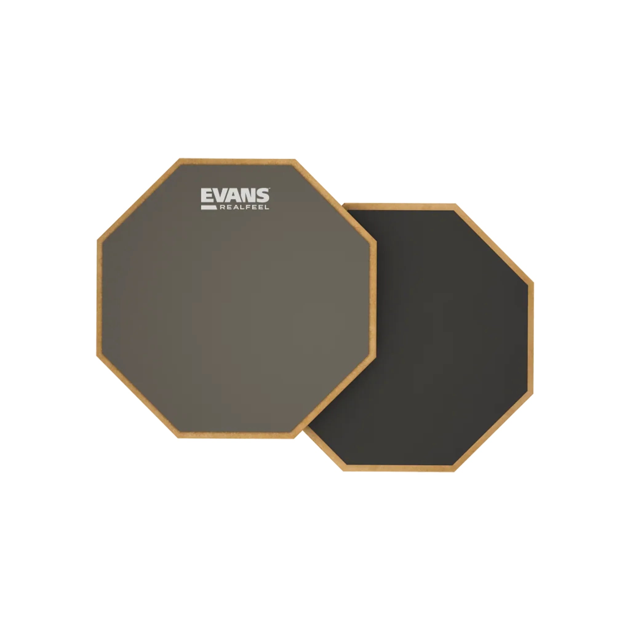 Evans RF6D RealFeel 2-sided Practice Drum Pad, 6 inch