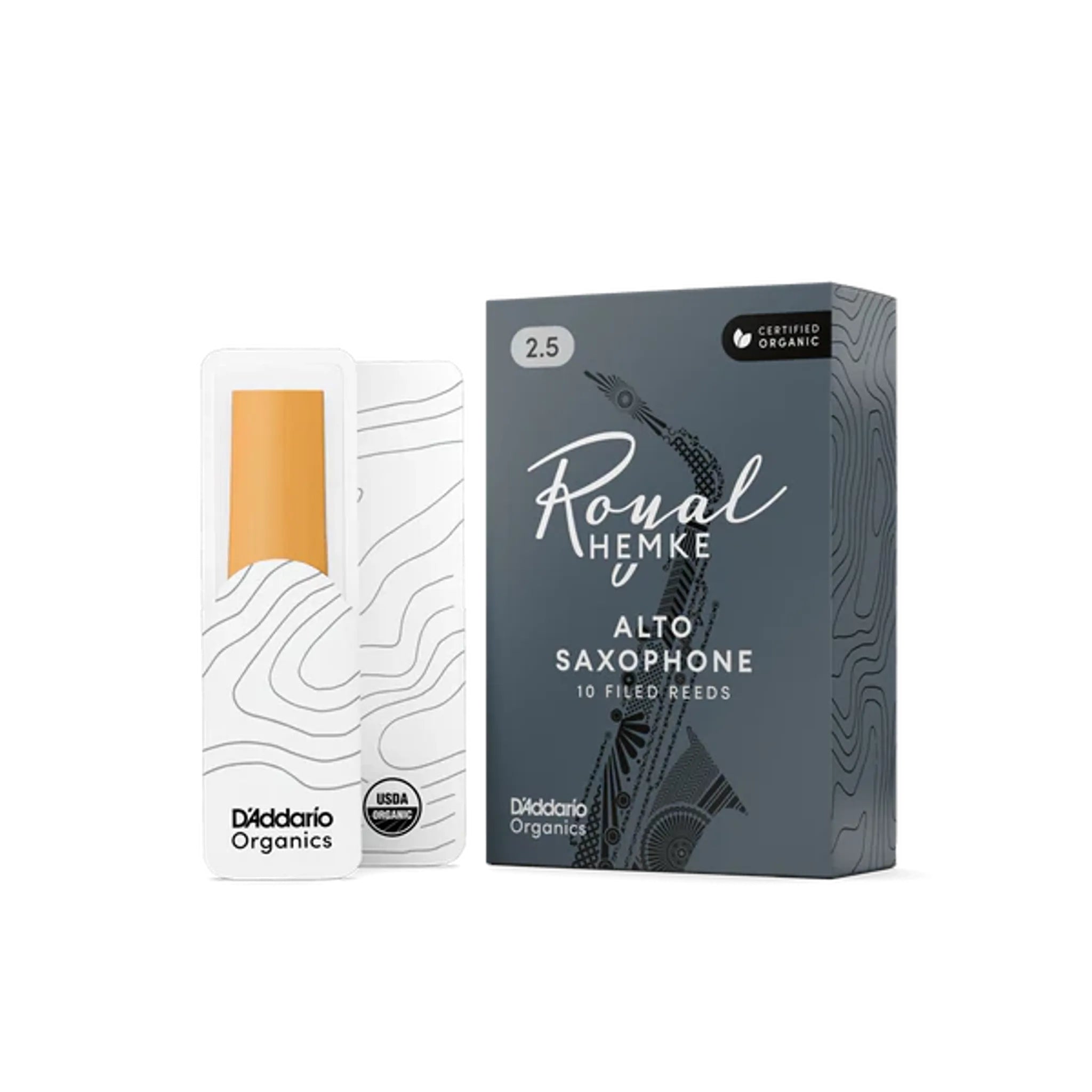 Hemke Alto Sax Reeds #2.5, Box of 5