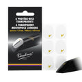 Vandoren Mouthpiece Cushions, Clear, Thin, Pack of 6