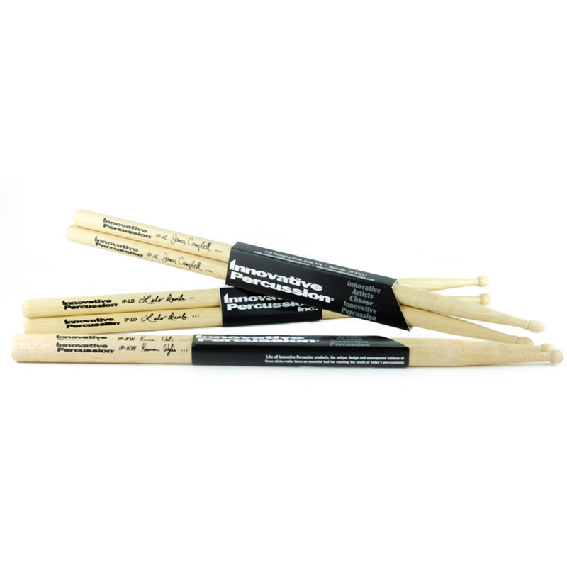 Innovative Percussion Snare Sticks - LALO DAVILA MODEL / HICKORY