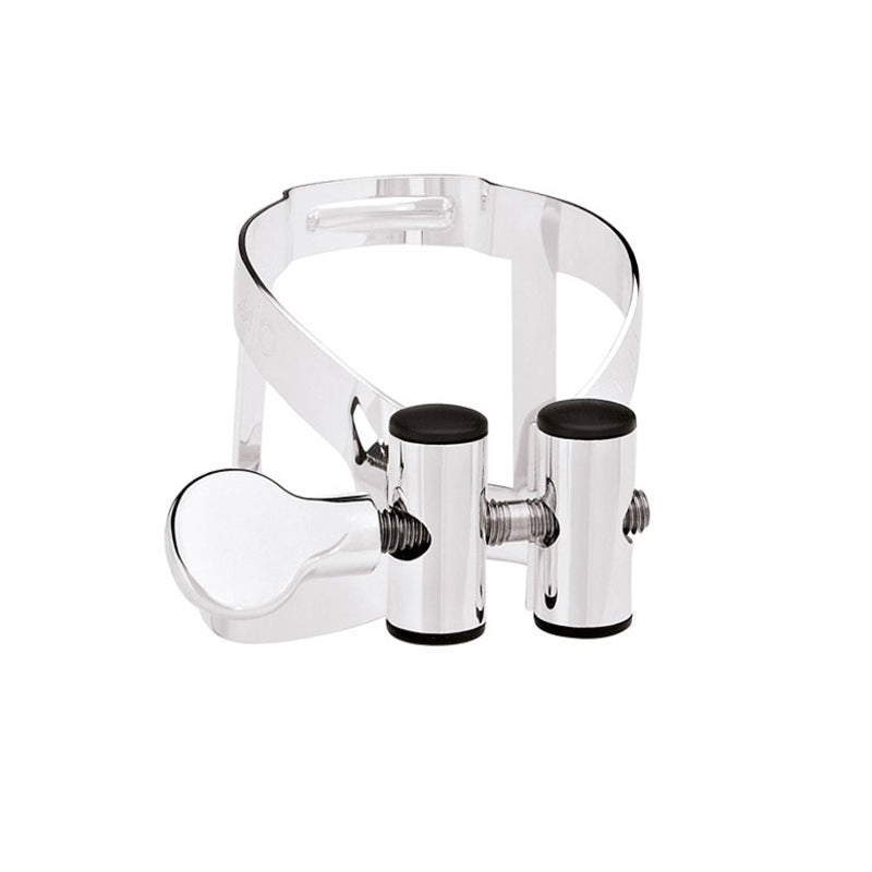 Vandoren M/O Ligature and Plastic Cap: Bb Clarinet (Silver Plated)