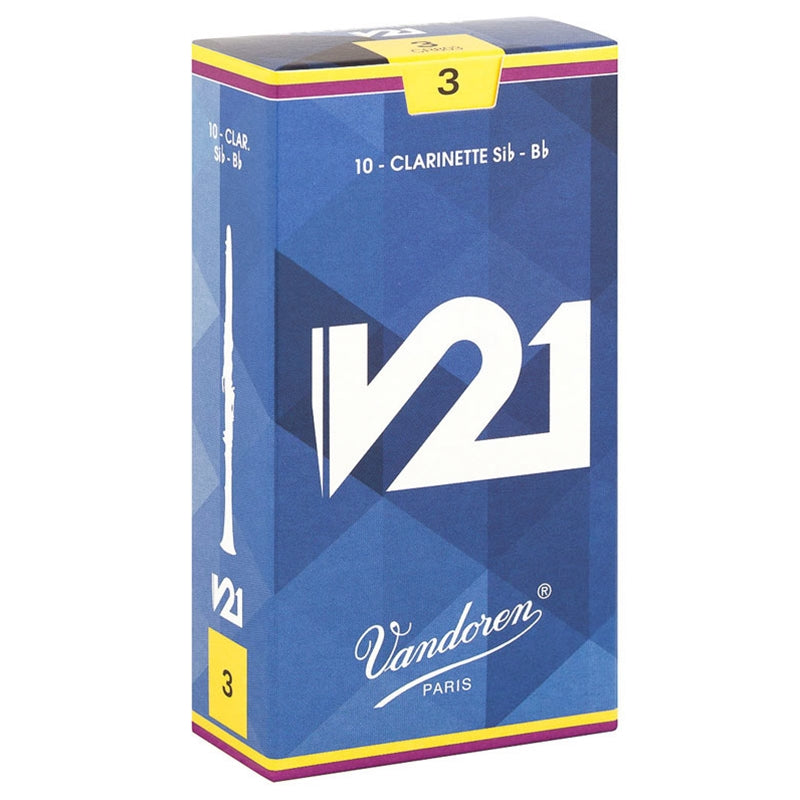 Vandoren Bb Clarinet V21 Reeds:  (Box of 10)