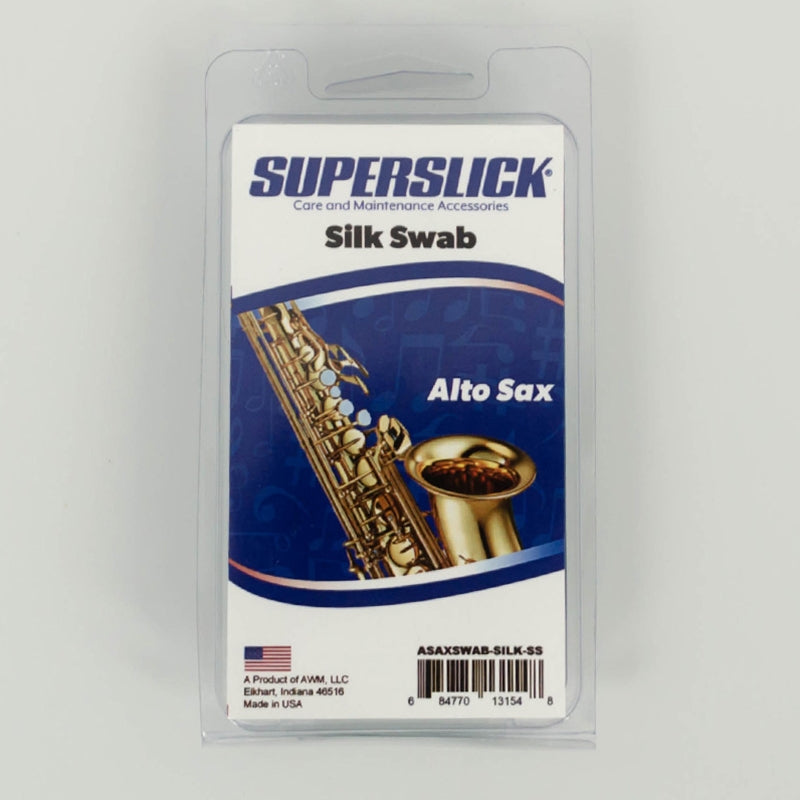 SUPERSLICK ASAXSWAB-SILK Swab, Silk - Alto Sax w/Drop Cord & Weight